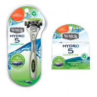 Бритва Schick Hydro 5 Sensitive Premium (+ 6 сменныз лезвий + подставка)